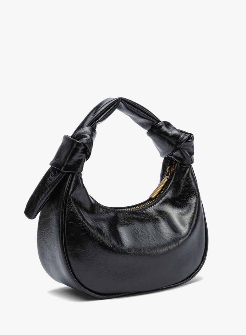 BCBG Textured Crescent Handheld Bag - Image 2